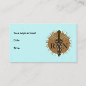 Luchtmacht Nurse Motto Afsprakenkaartje (Achterkant)