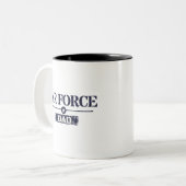 Luchtmacht Pap Armed Forces Tweekleurige Koffiemok (Voorkant links)