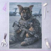 Luchtmacht Pupper  Tissuepapier (Craft)