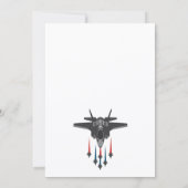 Luchtmacht straaljager piloot Top één Kaart (Achterkant)