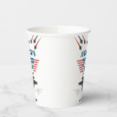 Luchtmacht straaljager piloot verjaardag papieren bekers (Links)