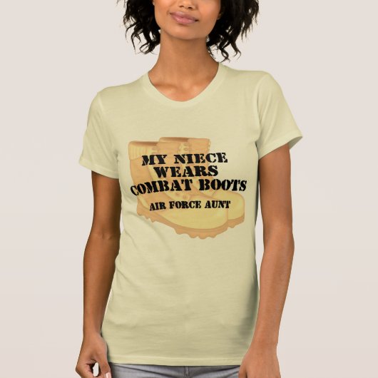 Luchtmacht tante DCB Niece T-shirt (Voorkant)
