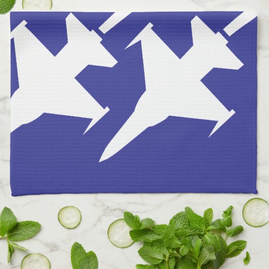 Luchtmacht Theedoek (Gevouwen)