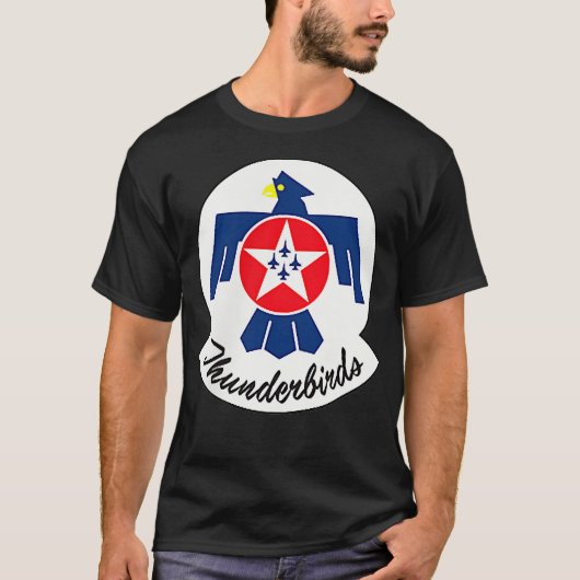 Luchtmacht Thunderbird USAF Air Show 57th Wing T-S T-shirt (Voorkant)