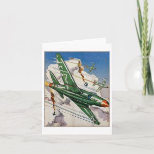  Luchtmacht US Jet Fighter US War Aviation Kaart