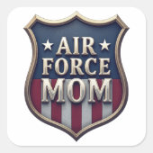Luchtmacht (USAF) Moeder Vierkante Sticker (Voorkant)