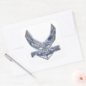 Luchtmacht (USAF) Vierkante Sticker (Envelop)