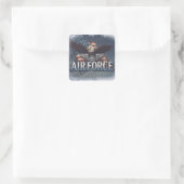 Luchtmacht (USAF) Vierkante Sticker (Tas)