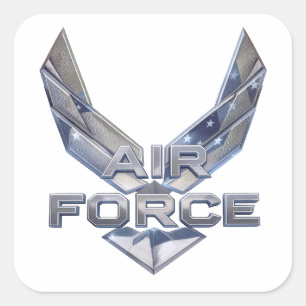 Luchtmacht (USAF) Vierkante Sticker