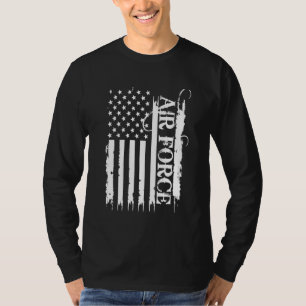 Luchtmacht Verenigde Staten ontdaan van Amerikaans T-shirt