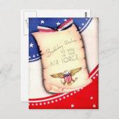  Luchtmacht Verjaardag Briefkaart (Voorkant / Achterkant)