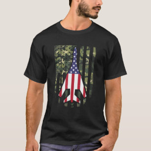 Luchtmacht veteraan Apparel Amerikaanse vlag Milit T-shirt