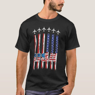 Luchtmacht Veteranen VS Amerikaanse Vlag Shirt Gif