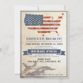  Luchtmacht Vlag Afwezig Feest Kaart (Voorkant)