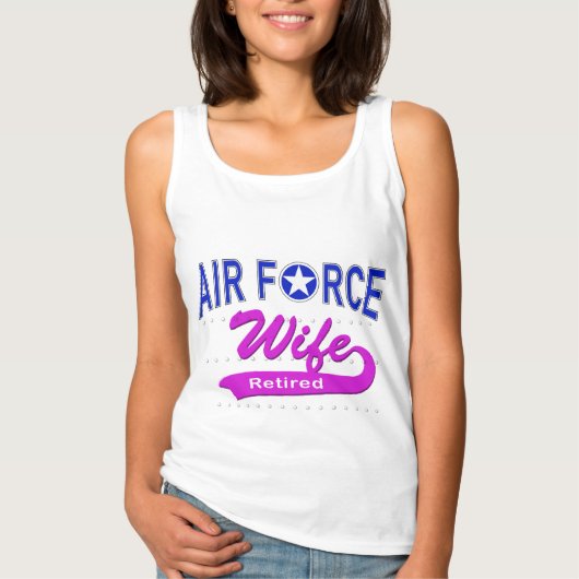 Luchtmacht vrouw in ruste t-shirt (Voorkant)