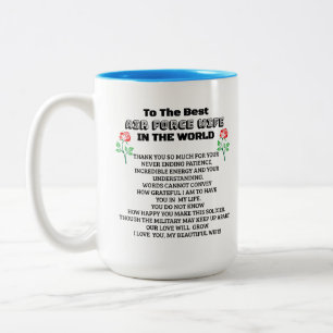 Luchtmacht vrouw koffie Mok