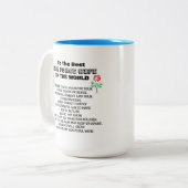 Luchtmacht vrouw koffie Mok (Voorkant links)