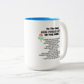 Luchtmacht vrouw koffie Mok (Voorkant rechts)