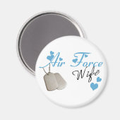 Luchtmacht Vrouw Magneet (Voorkant / Achterkant)