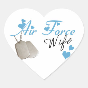 Luchtmacht Wife Stickers
