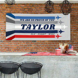 Luchtmachtjets Militaire Afscheidsfeest Bannerbord Spandoek