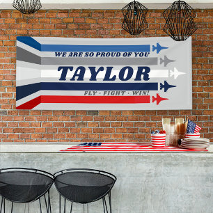 Luchtmachtjets Militaire Afscheidsfeest Bannerbord Spandoek