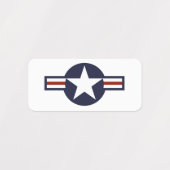 Luchtmachtlogo Labels (Design 2)
