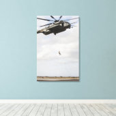 Luchtmachtpararescutie voert gevechtseenheid 2 uit canvas afdruk (Insitu (Houten vloer))