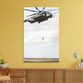 Luchtmachtpararescutie voert gevechtseenheid 2 uit canvas afdruk (Insitu (Woonkamer))