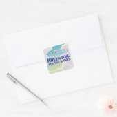 Luchtmachtposter Vierkante Sticker (Envelop)