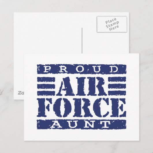 Luchtmachttante Briefkaart (Voorkant / Achterkant)