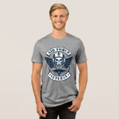 Luchtmachtveteraan Tri-Blend Shirt (Voorkant volledig)