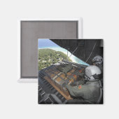 Luchtmannen duwen een pallet gedoneerde goederen u magneet (Voorkant / Achterkant)