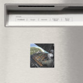 Luchtmannen duwen een pallet gedoneerde goederen u magneet (Insitu (Vaatwasser))