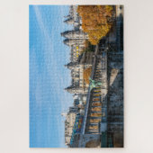 Luchtmetro op Pont de Bir-Hakeim - Parijs, Frankri Legpuzzel (Verticaal)