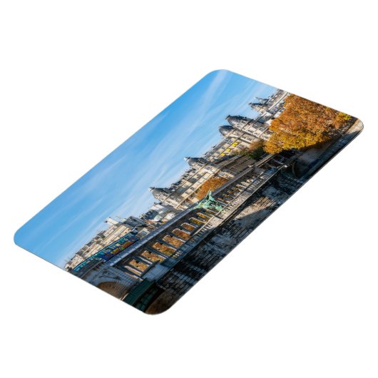 Luchtmetro op Pont de Bir-Hakeim - Parijs, Frankri Magneet (Linkerzijde)