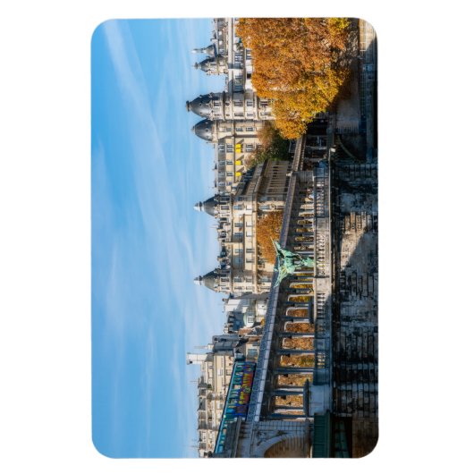 Luchtmetro op Pont de Bir-Hakeim - Parijs, Frankri Magneet (Verticaal)