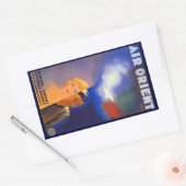 Luchtoriënterend Rechthoekige Sticker (Envelop)