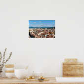 Luchtpanorama van Florence - Toscane, Italië Poster (Keuken)