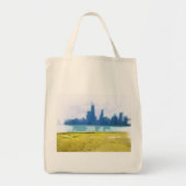 Luchtpensed Chicago Skyline Art Tote Bag (Voorkant)