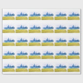 Luchtpenseel Chicago Skyscrapers Cadeaupapier (Vlak)