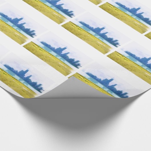 Luchtpenseel Chicago Skyscrapers Cadeaupapier (Hoek)