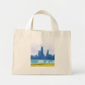 Luchtpenseel Chicago Skyscrapers Mini Tote Bag (Voorkant)