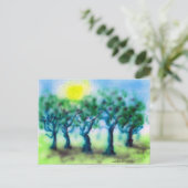 Luchtpenseelbomen ... Mark Edward Westerfield Briefkaart (Staand voorkant)