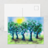 Luchtpenseelbomen ... Mark Edward Westerfield Briefkaart (Voorkant / Achterkant)