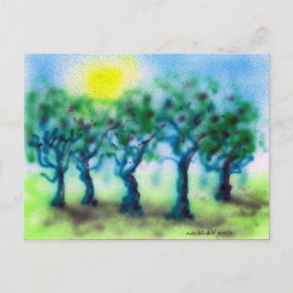 Luchtpenseelbomen ... Mark Edward Westerfield Briefkaart