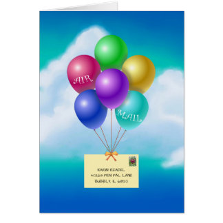 luchtpost - 5" x 7" Art Kaart