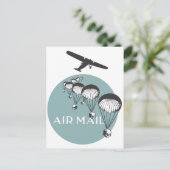 Luchtpost Briefkaart (Staand voorkant)