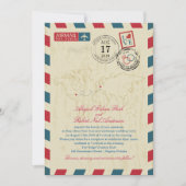  luchtpost bruiloft in Florida en Tsjechië Kaart (Voorkant)