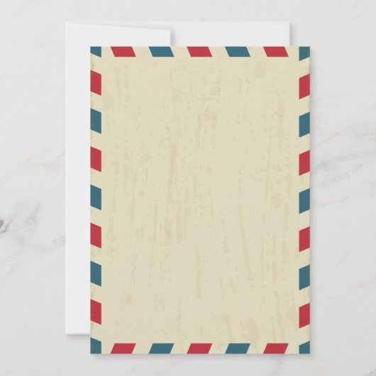  luchtpost bruiloft in Florida en Tsjechië Kaart (Achterkant)